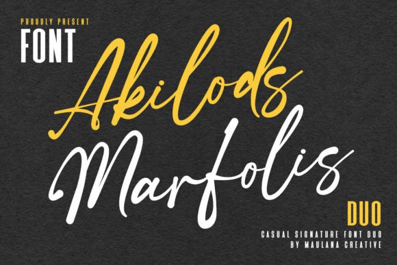 Akilods Marfolis: The Authentic Typeface for Your Brand