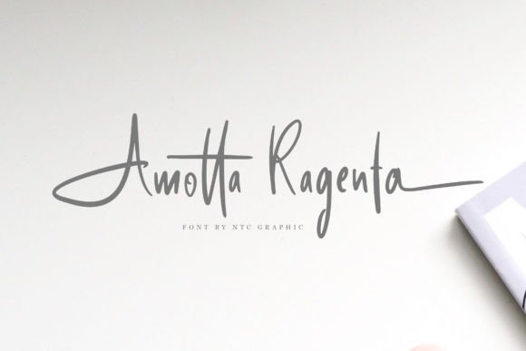 Amotta Ragenta: The Handwritten Typeface That Elevates Campaign Visuals