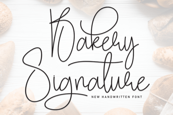 Bakery Signature: A Refined Script Typeface for Editorial Design