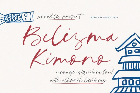 Belisma Kimono: The Playful Typeface for Authentic Brand Identity