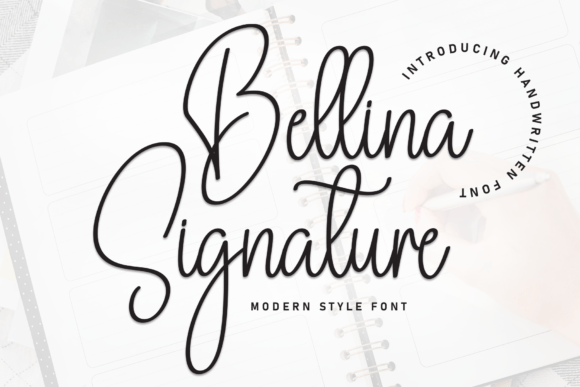 Bellina Signature: A Luxurious Script Typeface for Editorial Design