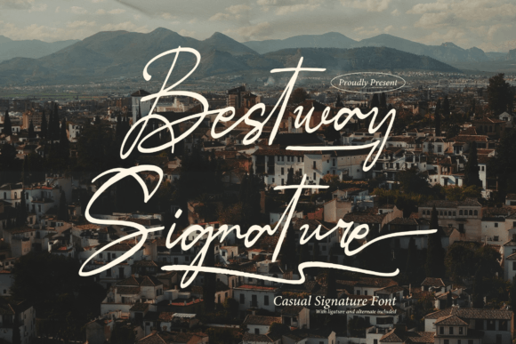 Bestway Signature: The Perfect Font for Handmade Crafts and Product Labels