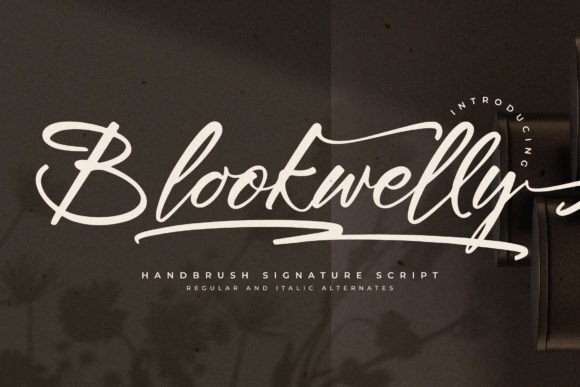 Blookwelly: The Handbrush Script Font for Modern Web Design