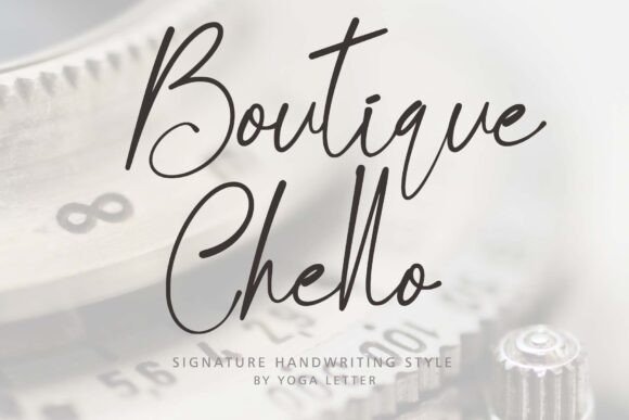 Boutique Chello: The Handwritten Typeface That Elevates Campaigns
