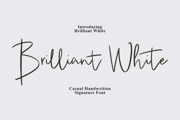 Brilliant White: The Script Typeface That Elevates Brand Stories