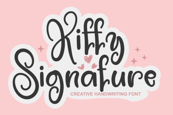 Bring Holiday Magic to Your Shop with Kitty Signature Typeface