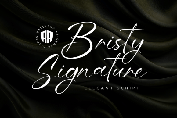 Bristy Signature: The Elegant Script Font for Polished Branding