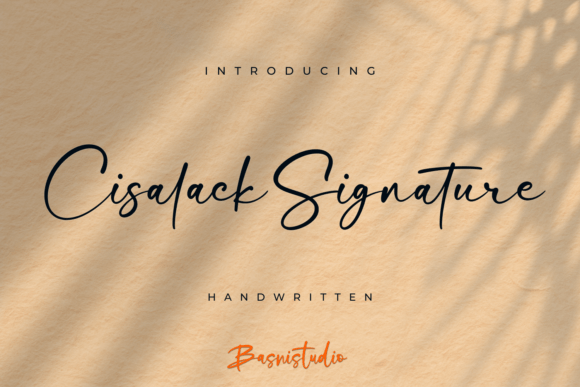 Cisalack Signature: The Elegant Typeface for Handmade Branding