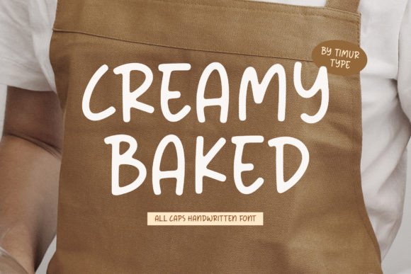 Creamy Baked: A Joyful Handwritten Typeface for Modern Web Design