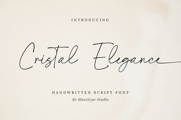 Cristal Elegance: The Premium Typeface for Sophisticated Campaigns