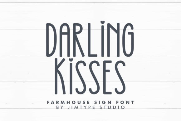 Darling Kisses Typeface Review: A Creative Font for Campaign Design