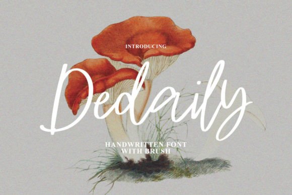 Dedaily: A Handwritten Typeface for Editorial Design
