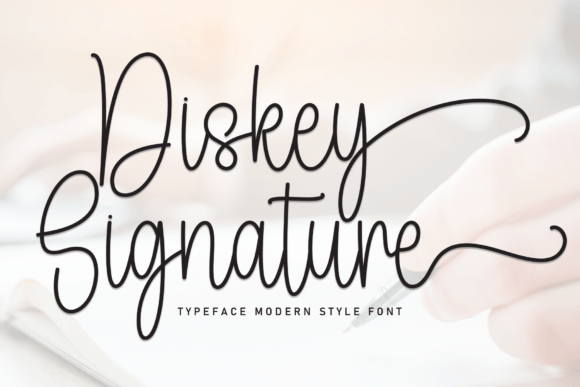 Diskey Signature: The Handwritten Typeface That Transforms Small Business Branding