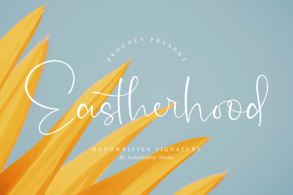 Eastherhood: A Handwritten Signature Typeface for Modern Web Design