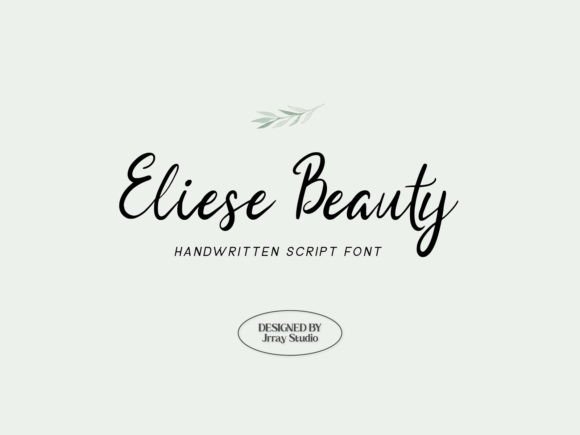 Elevate Your Brand Identity with the Eliese Beauty Typeface