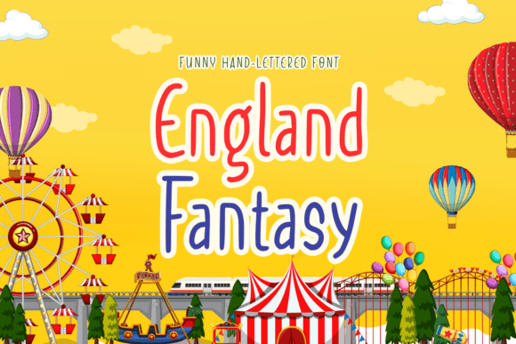 England Fantasy: A Refined Script Typeface for Editorial Design