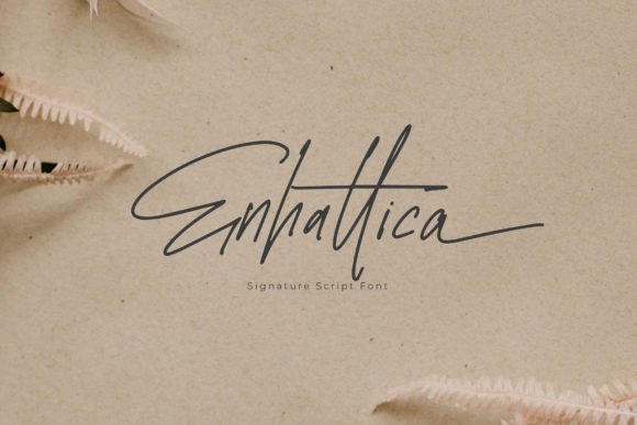 Enhattica: The Elegant Script Typeface for Modern Digital Brands