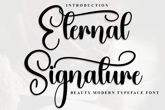 Eternal Signature: A Festive Typeface for Holiday Branding