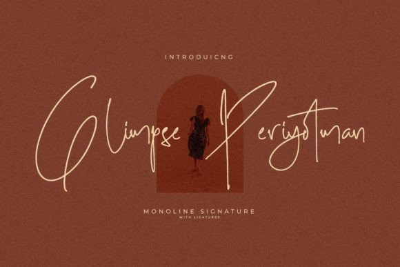 Glimpse Periyotman: A Romantic Typeface for Digital Branding