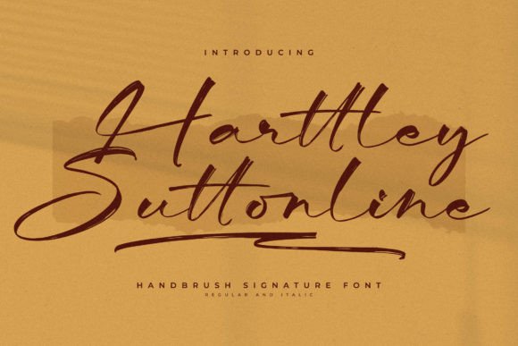 Harttley Suttonline: A Premium Script Typeface for Modern Web Design