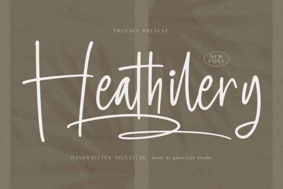 Heathilery: The Perfect Handwritten Script Font for Crafters