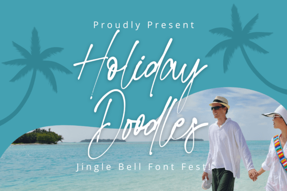 Holiday Doodles: A Handwritten Script Font for Festive Branding