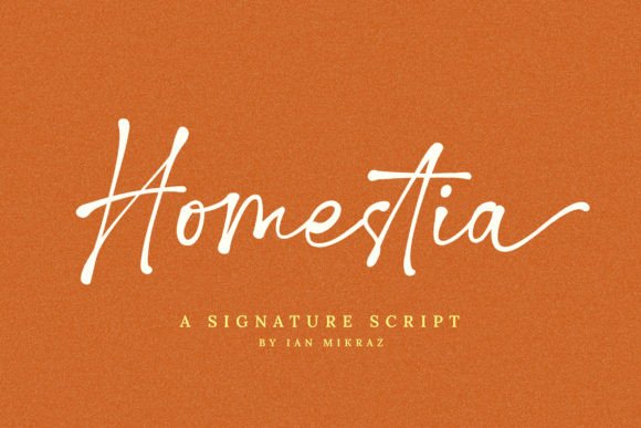 Homestia: The Elegant Script Font for Polished Brand Identity