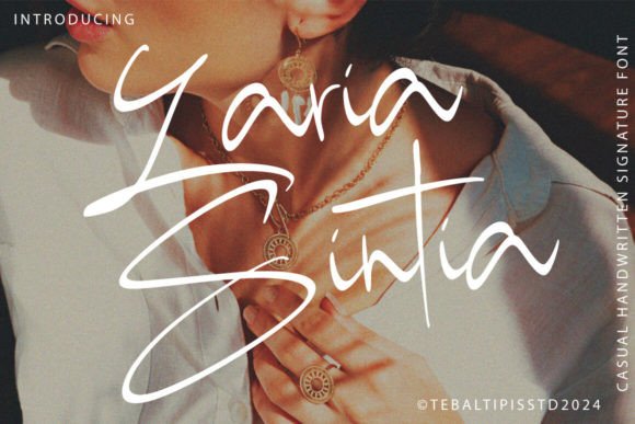 Laria Sintia: A Handmade Script for Editorial Branding