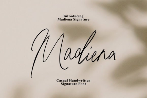 Madiena: The Script Font That Elevates Small Business Branding