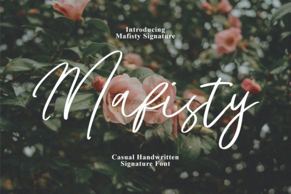Mafisty: A Handmade Script for Editorial Elegance