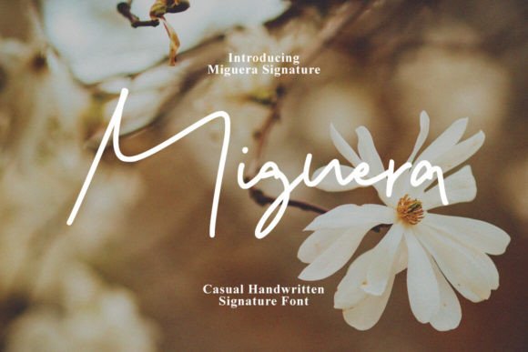 Miguera Typeface: A Handmade Script for Digital Branding
