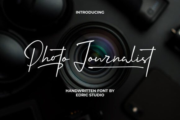 Photo Journalist: The Perfect Handwritten Typeface for Your Craft Shop