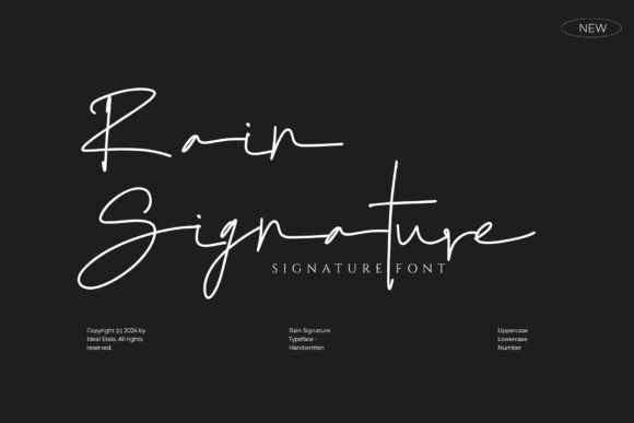 Rain Signature: The Premium Script Font for Scroll-Stopping Visuals