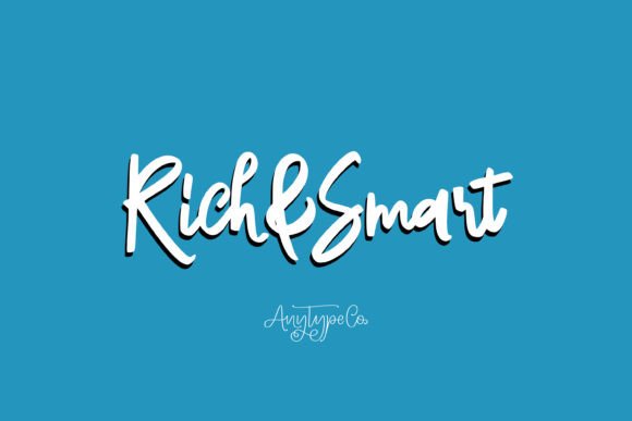 Rich Smart: The Handwritten Typeface for Elevating Your Craft Brand