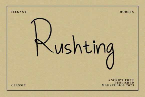 Rushting: The Script Typeface That Elevates Campaign Visuals