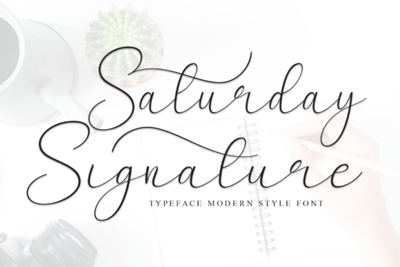 Saturday Signature: A Handwritten Typeface for Editorial Design