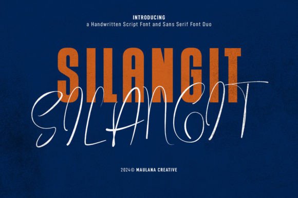 Silangit Duo: A Script Amp Typeface for Authentic Brand Storytelling