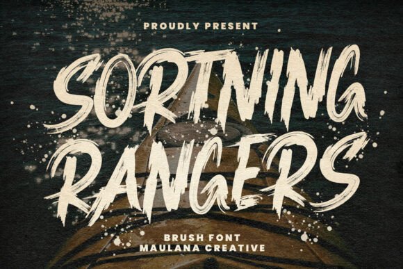 Sortning Rangers: A Handcrafted Typeface for Modern Editorial Design