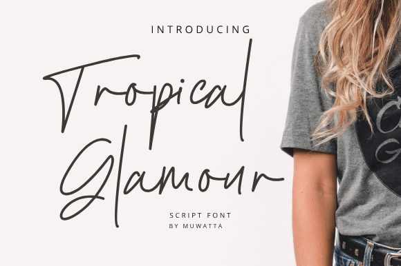 Tropical Glamour: The Script Typeface for Elegant Web Design